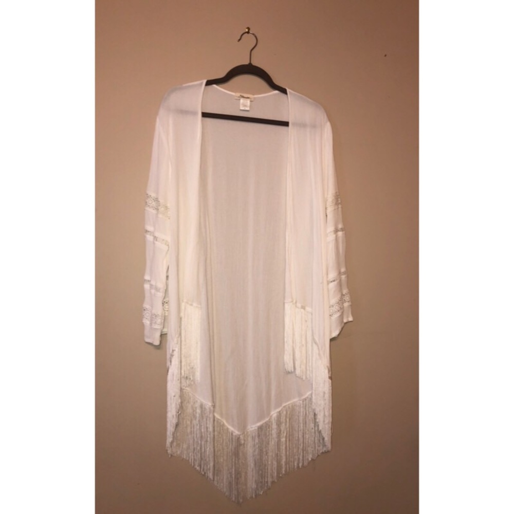 White festival cardigan